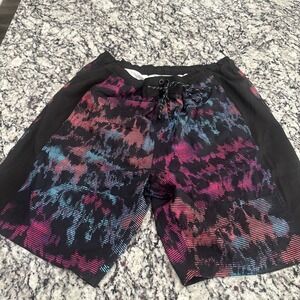 George‎ Mens Large 36-38 Liner Multi-colored Swim Shorts